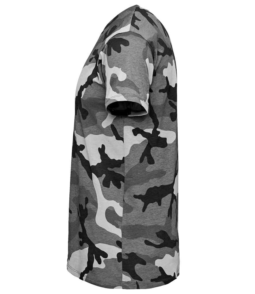 SOL'S Camo T-Shirt - Grey Camo