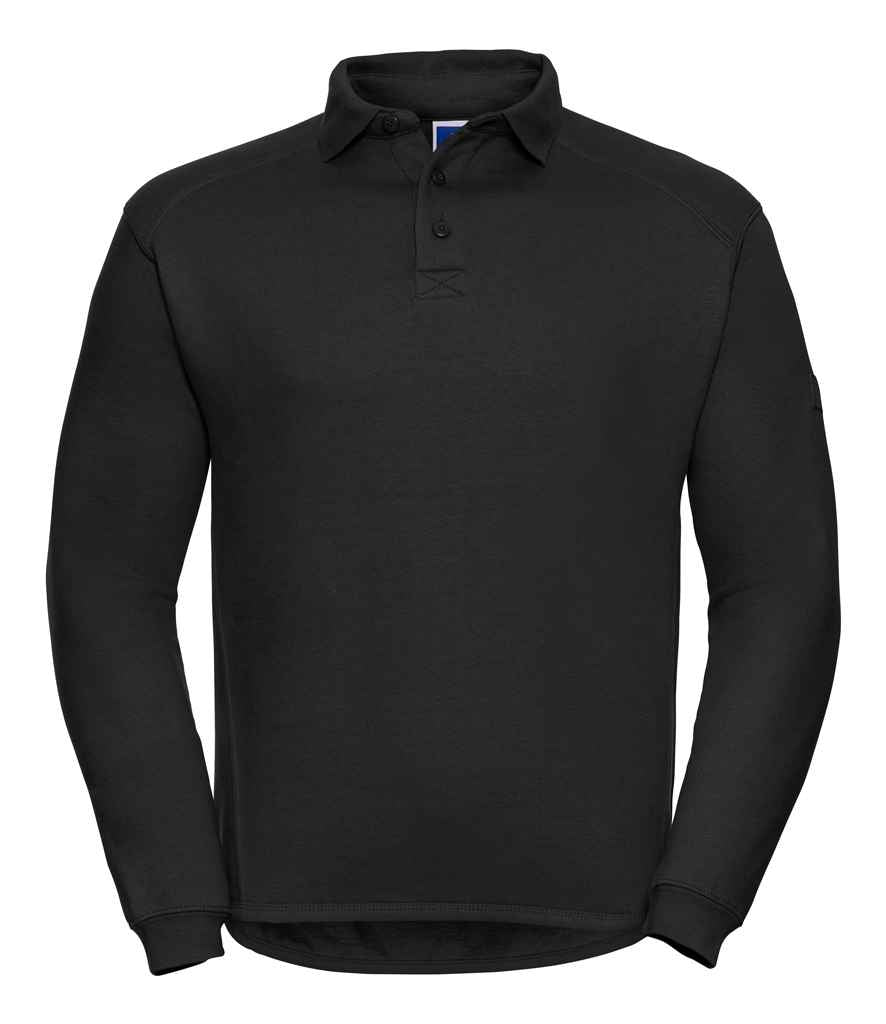 Russell Athletic Heavy Duty Collar Sweatshirt - Black