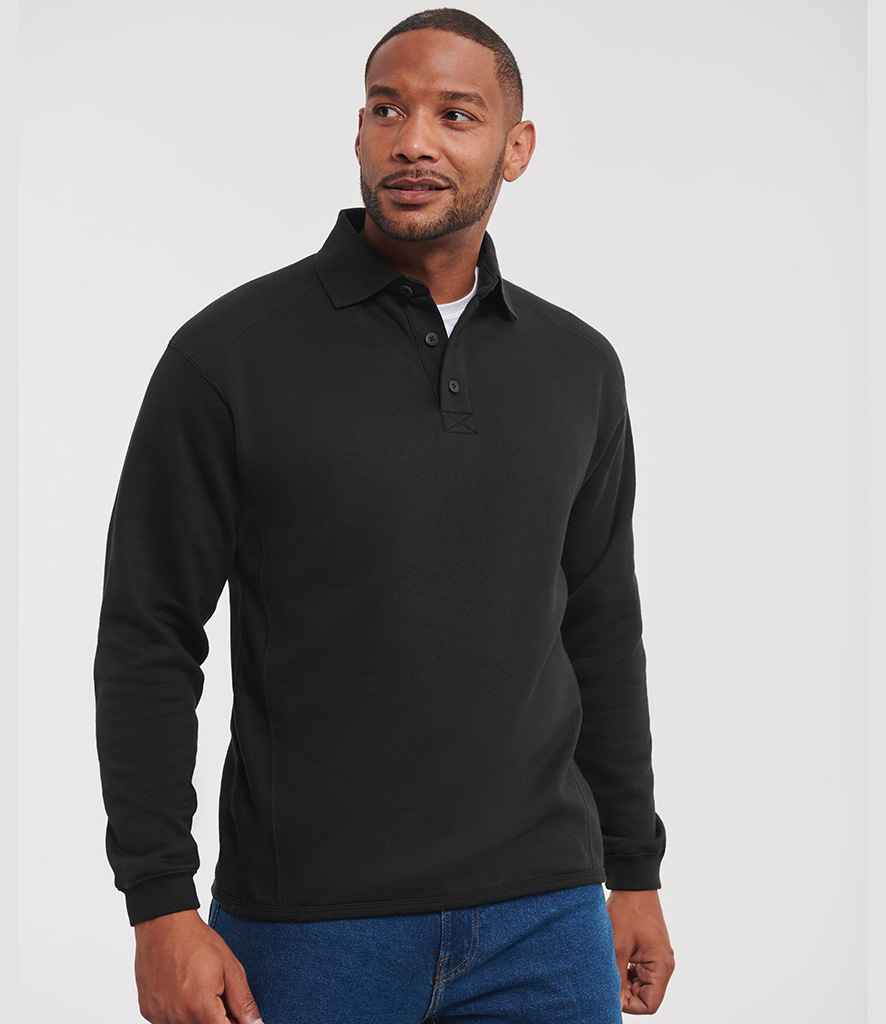 Russell Athletic Heavy Duty Collar Sweatshirt - Black