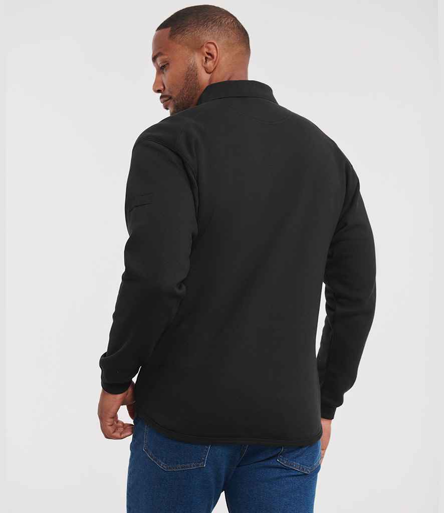 Russell Athletic Heavy Duty Collar Sweatshirt - Black