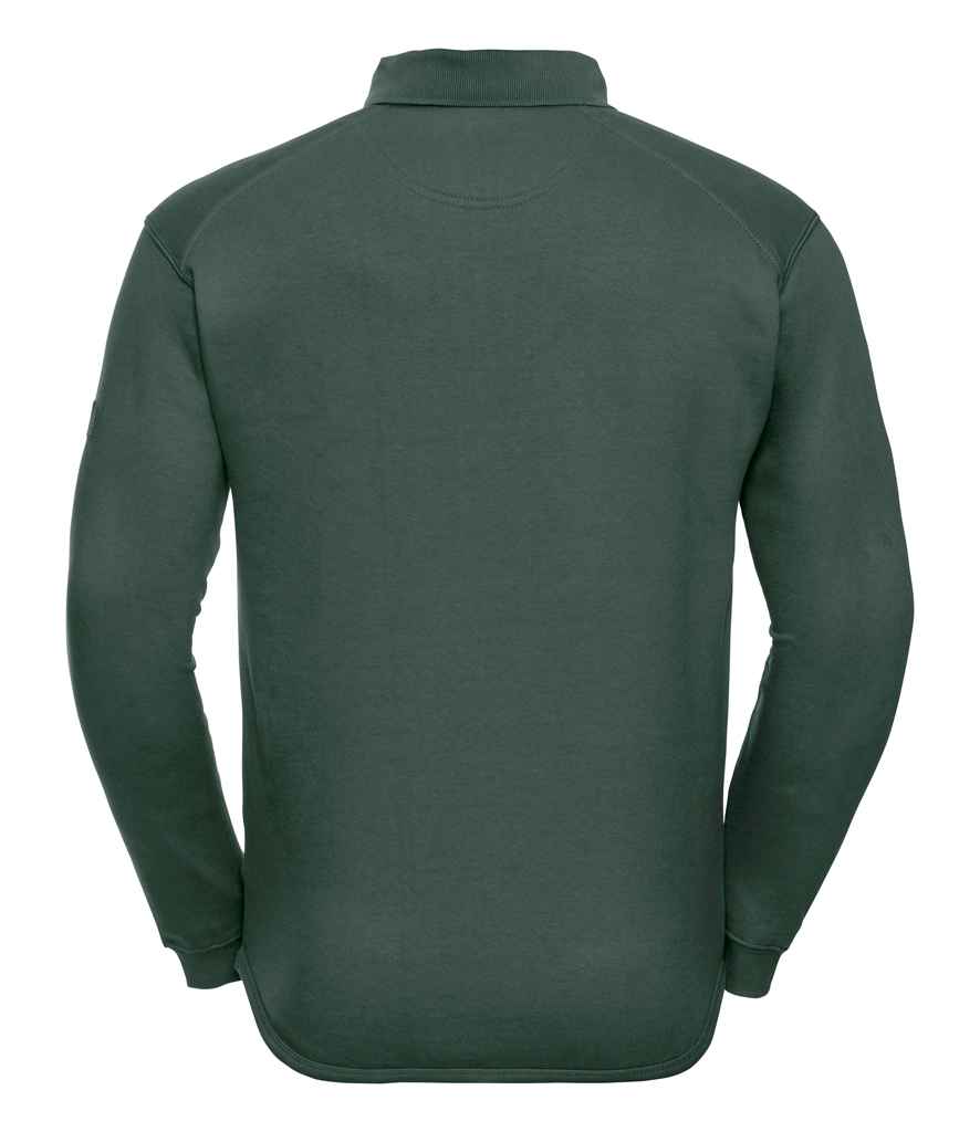 Russell Athletic Heavy Duty Collar Sweatshirt - Bottle Green