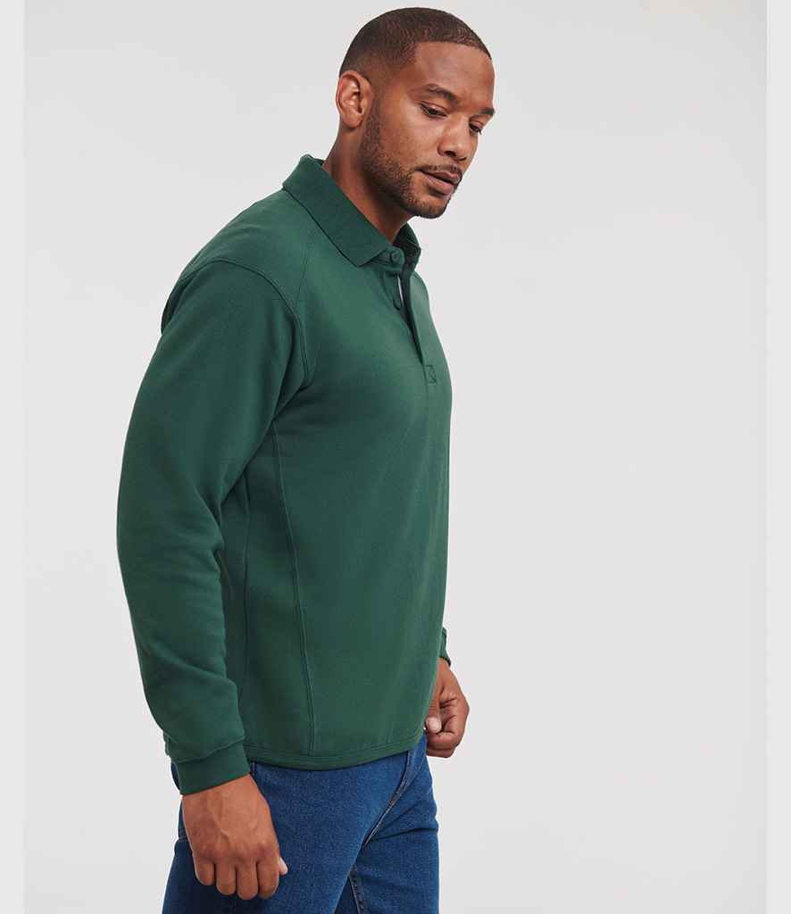 Russell Athletic Heavy Duty Collar Sweatshirt - Bottle Green