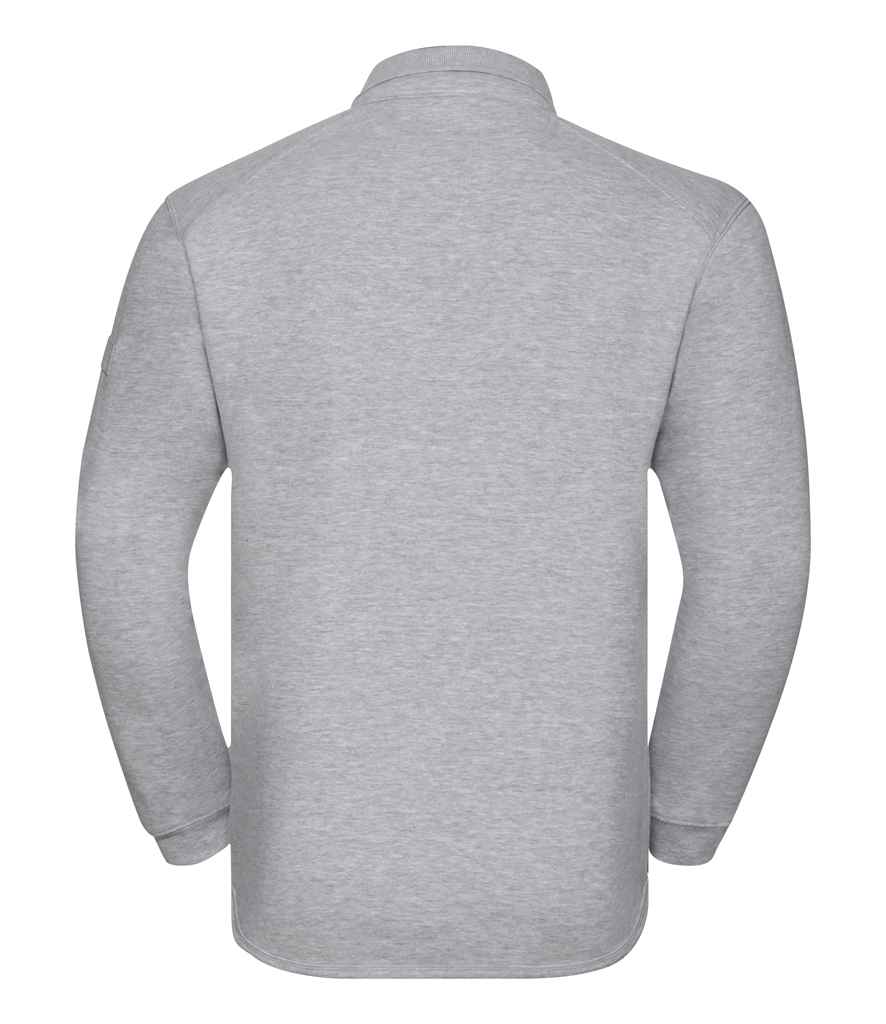 Russell Athletic Heavy Duty Collar Sweatshirt - Light Oxford