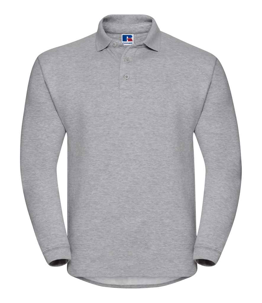 Russell Athletic Heavy Duty Collar Sweatshirt - Light Oxford