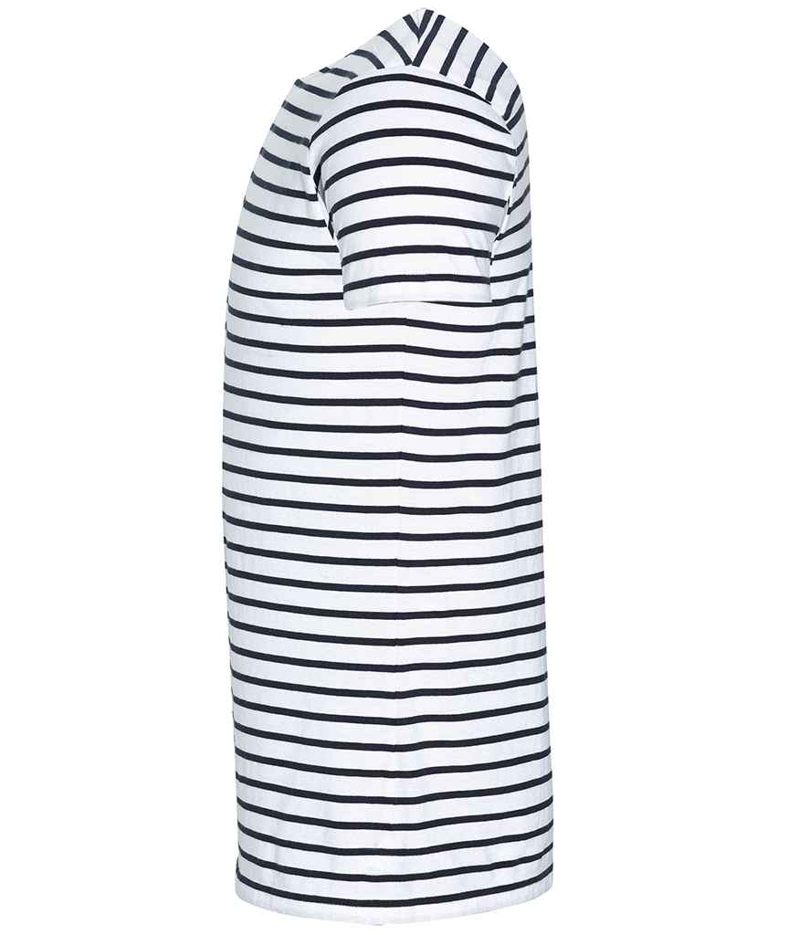 SOL'S Miles Striped T-Shirt - White/Navy