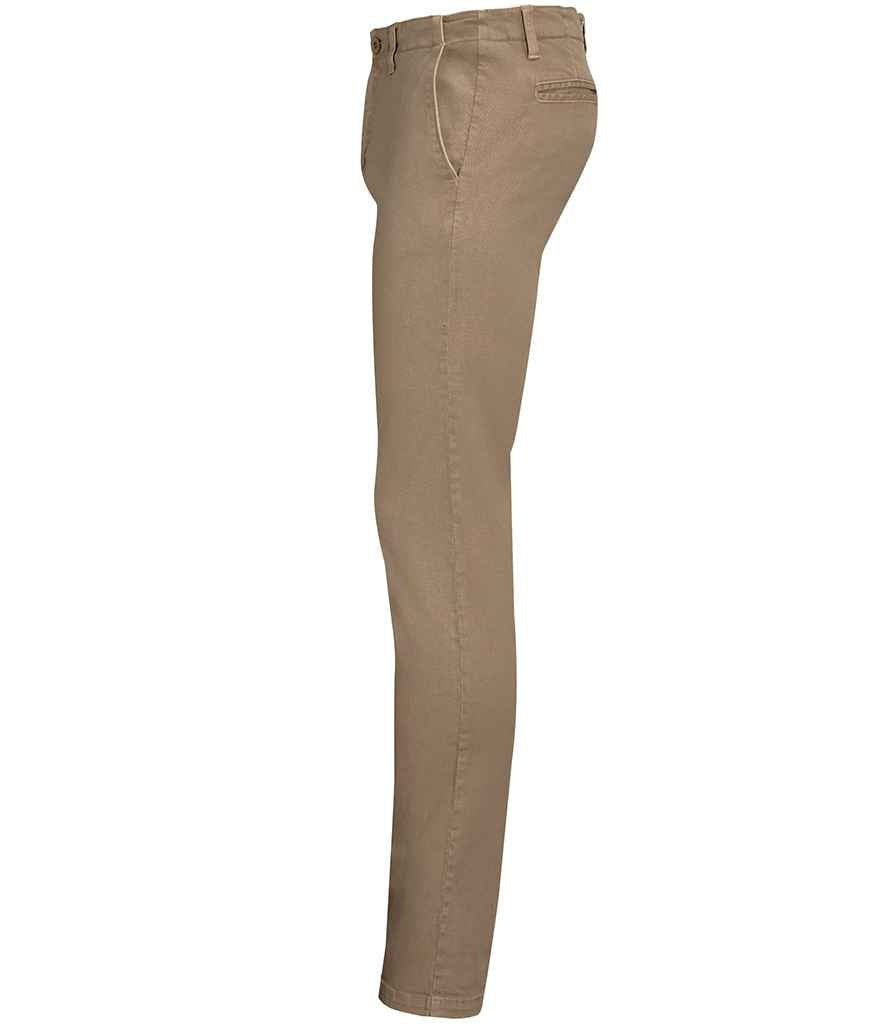 SOL'S Jules Chino Trousers - Chestnut