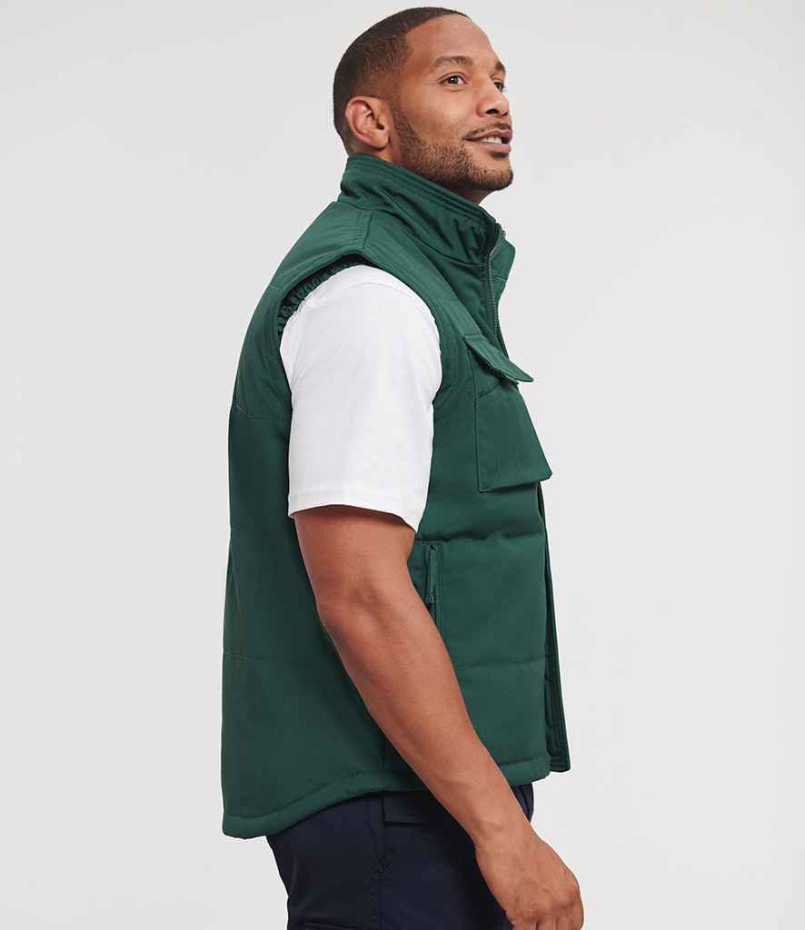 Russell Athletic Gilet - Bottle Green