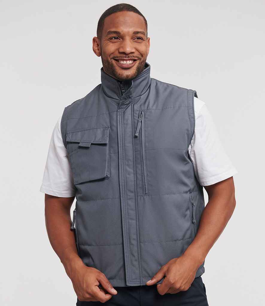 Russell Athletic Gilet - Convoy Grey