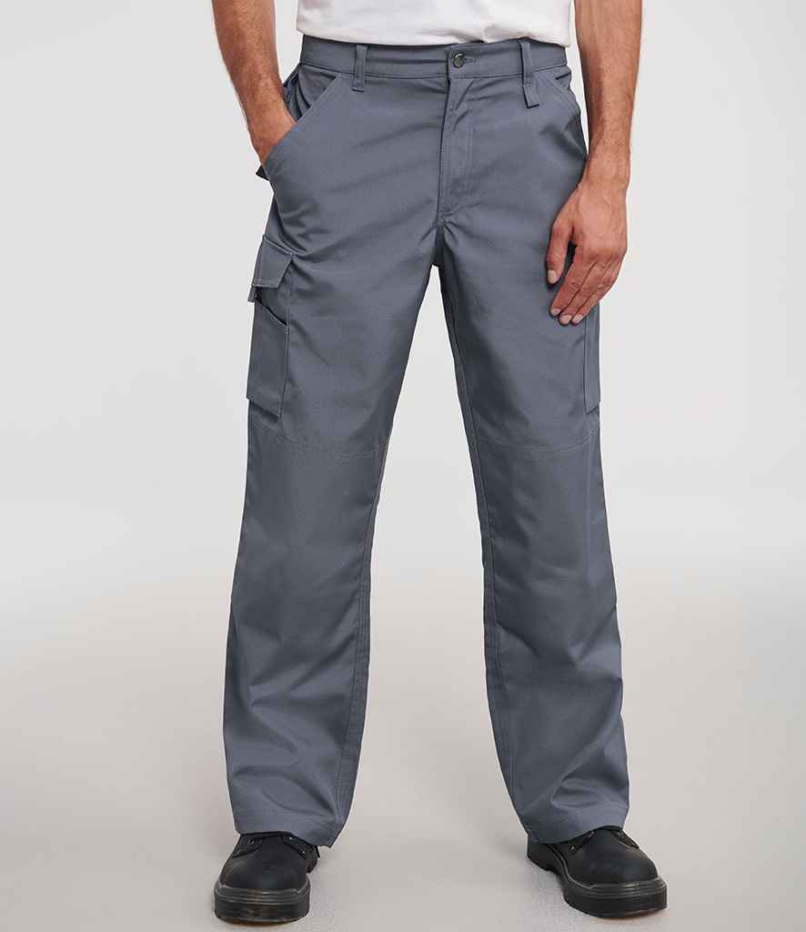 Russell Athletic Heavy Duty Work Trousers - Convoy Grey