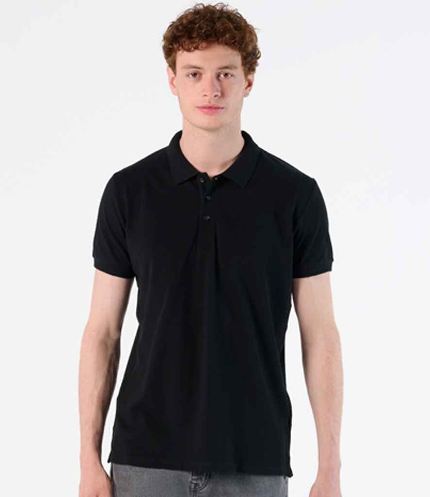 SOL'S Phoenix Piqué Polo Shirt - Black