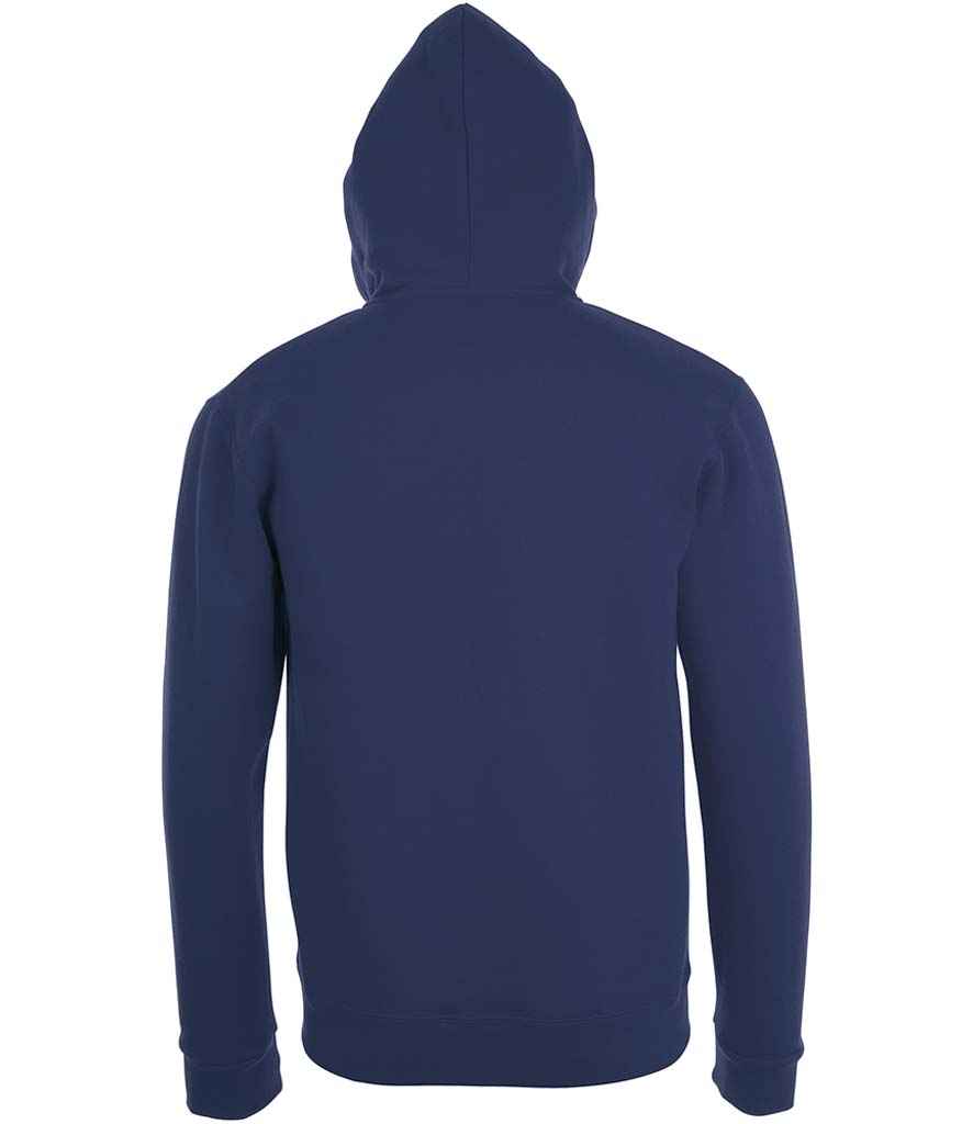 SOL'S Stone Zip Hooded Sweatshirt - French Navy