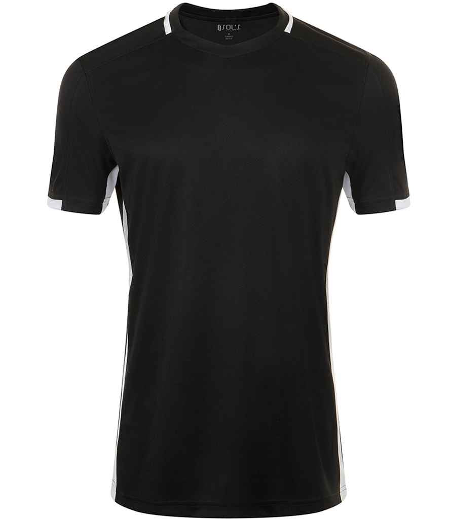 SOL'S Classico Contrast T-Shirt - Black/White