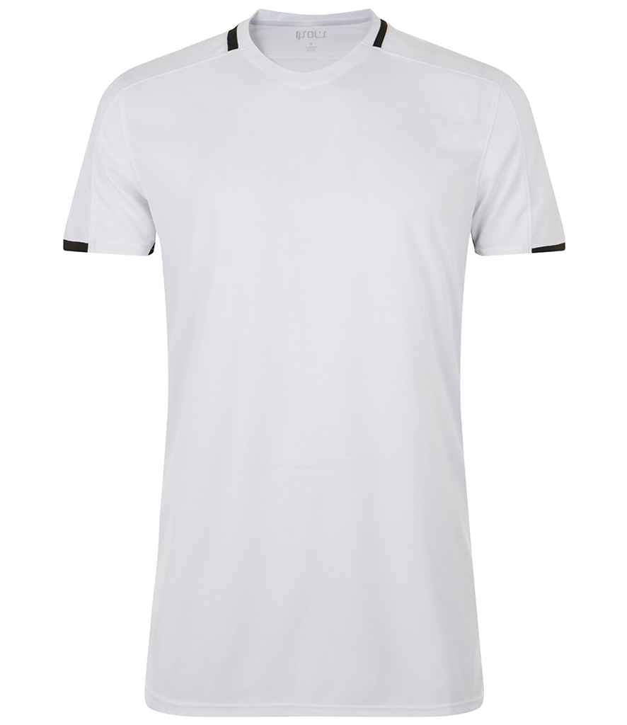 SOL'S Classico Contrast T-Shirt - White/Black
