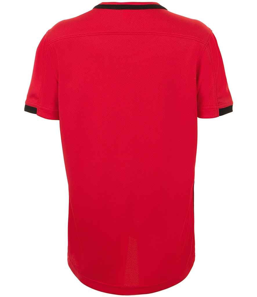 SOL'S Kids Classico Contrast T-Shirt - Red/Black