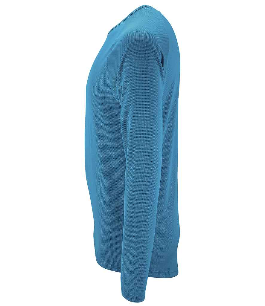 SOL'S Sporty Long Sleeve Performance T-Shirt - Aqua