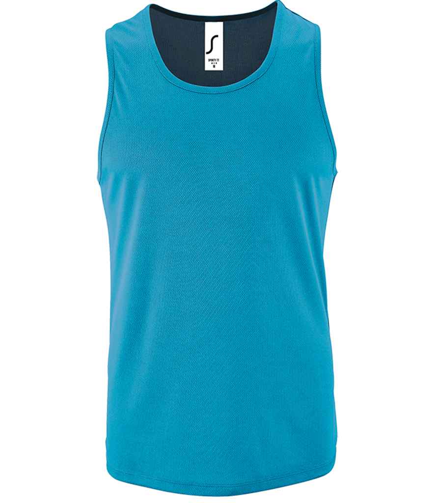 SOL'S Sporty Performance Tank Top - Aqua