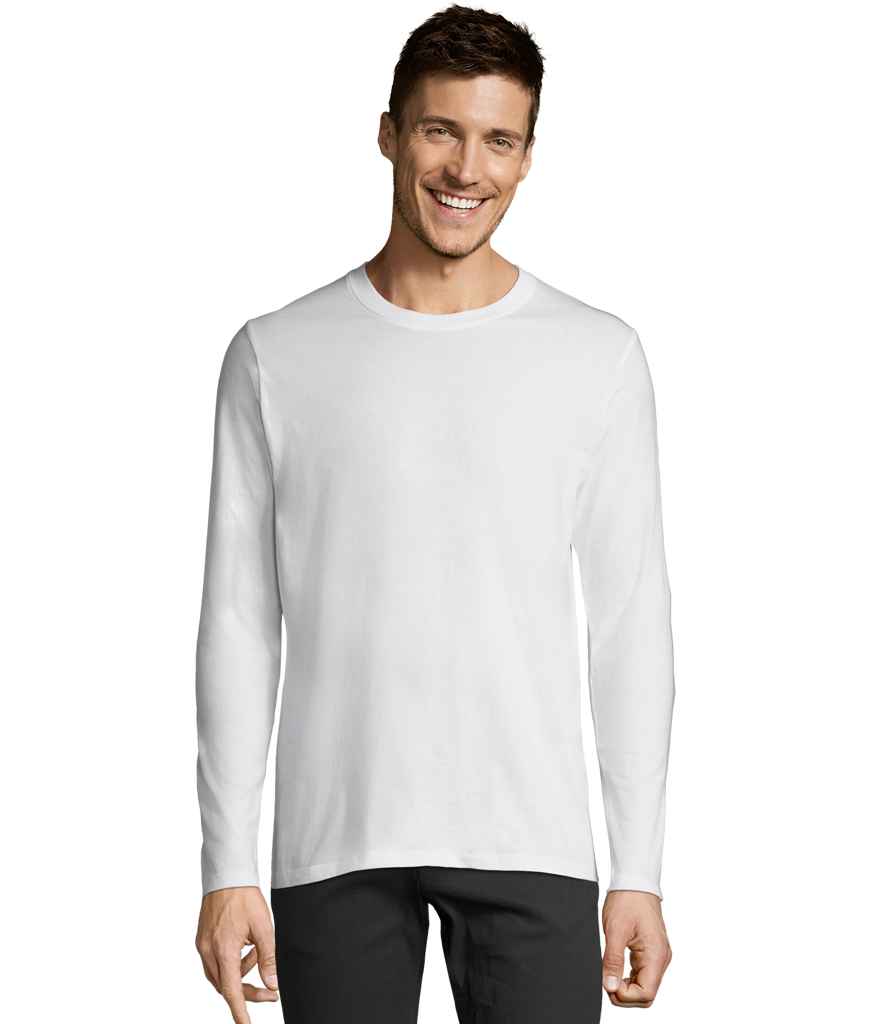 SOL'S Imperial Long Sleeve T-Shirt - White