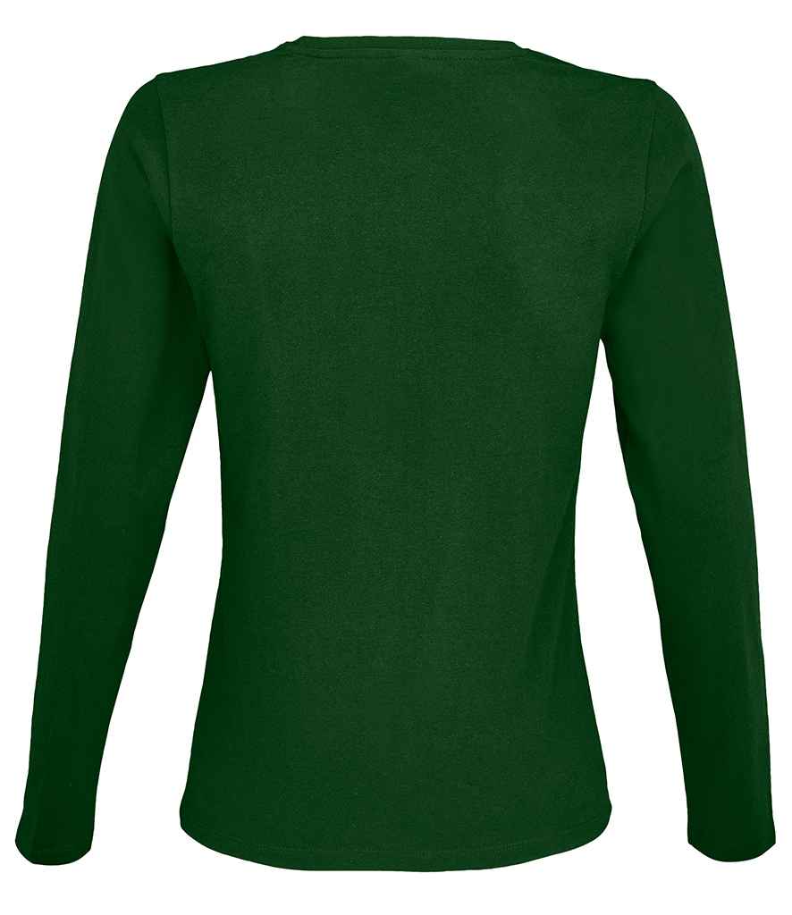 SOL'S Ladies Imperial Long Sleeve T-Shirt - Bottle Green