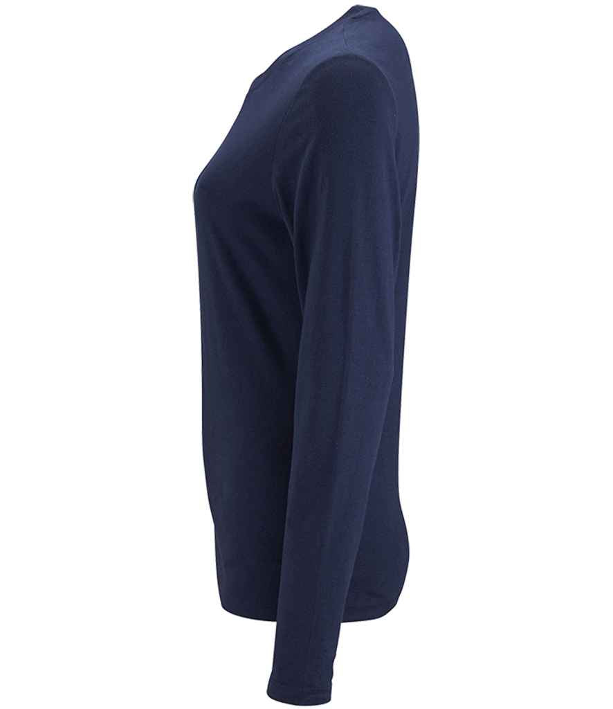 SOL'S Ladies Imperial Long Sleeve T-Shirt - French Navy