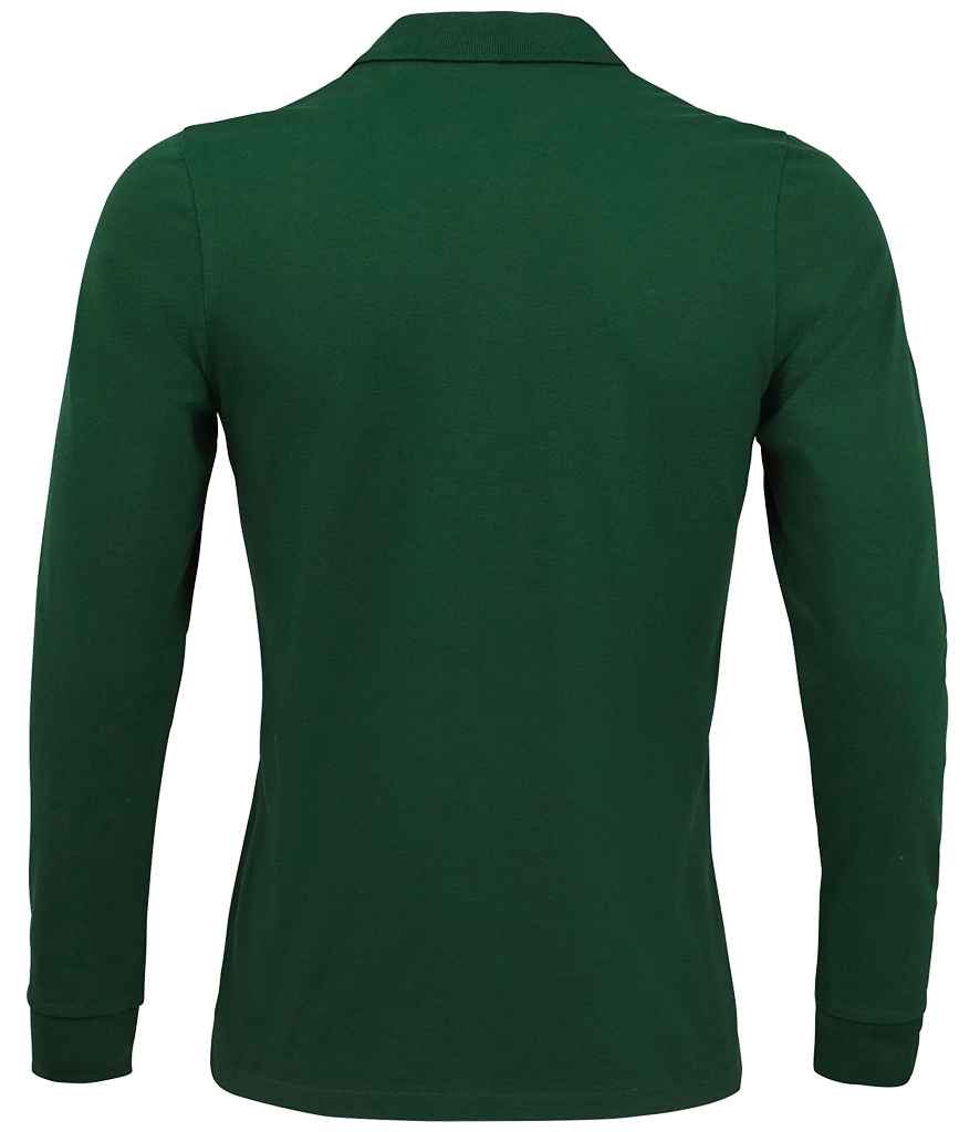 SOL'S Perfect Long Sleeve Piqué Polo Shirt - Bottle Green