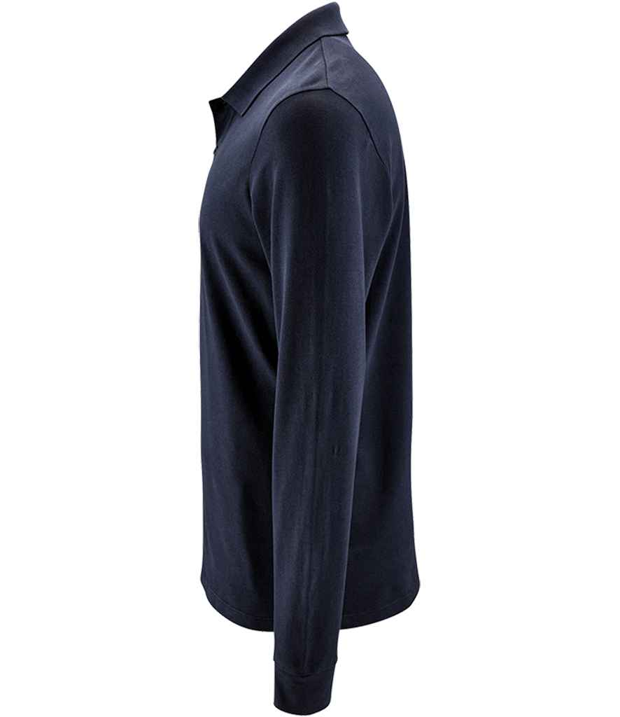 SOL'S Perfect Long Sleeve Piqué Polo Shirt - French Navy