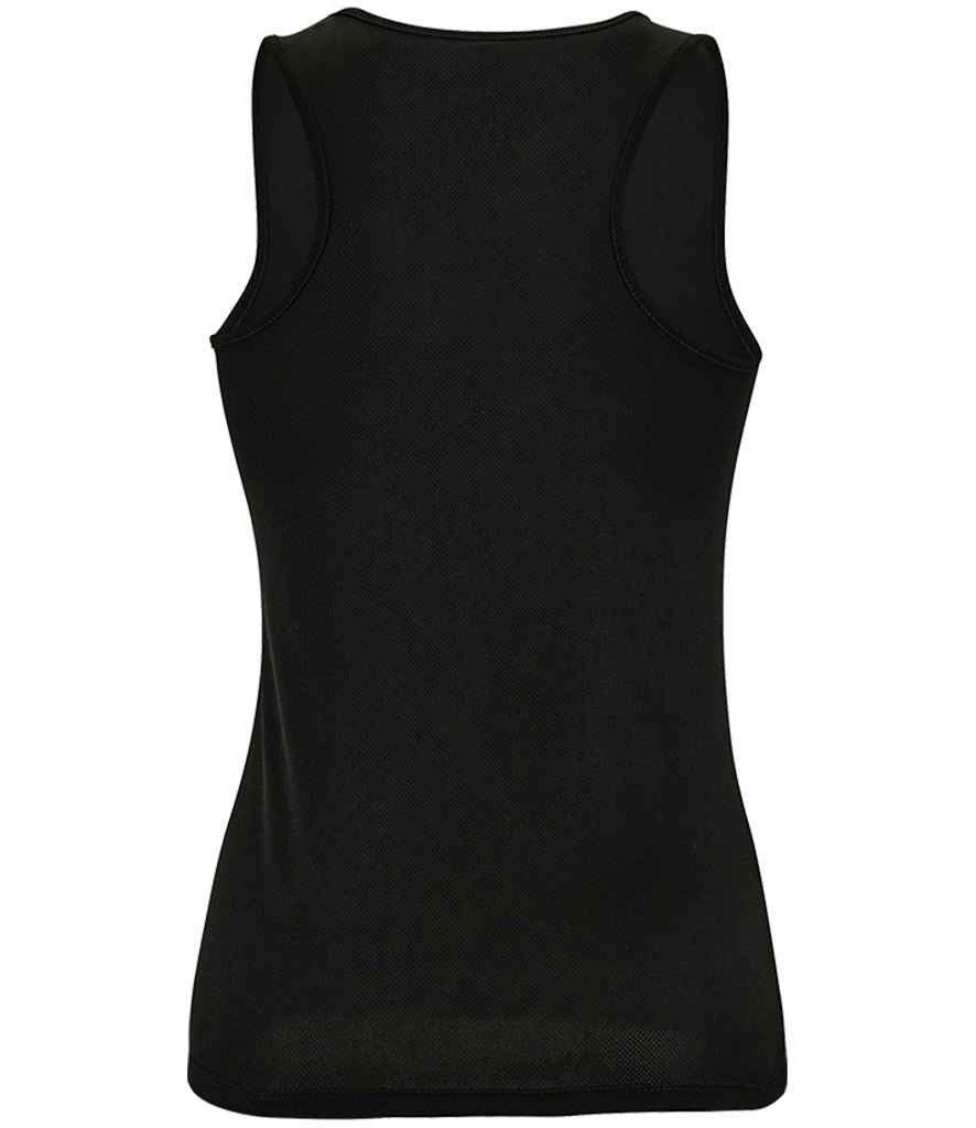 SOL'S Ladies Sporty Performance Tank Top - Black