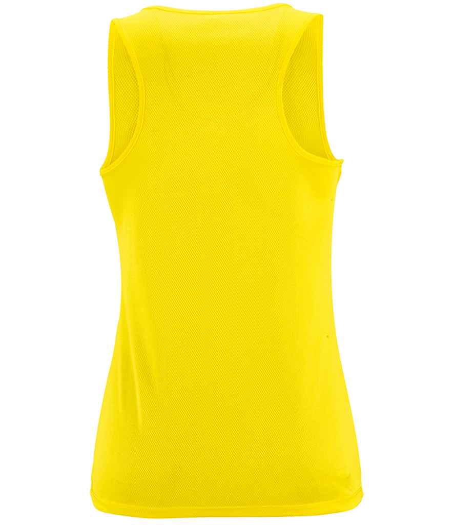 SOL'S Ladies Sporty Performance Tank Top - Neon Yellow