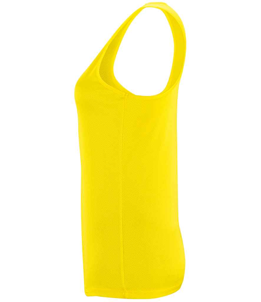 SOL'S Ladies Sporty Performance Tank Top - Neon Yellow