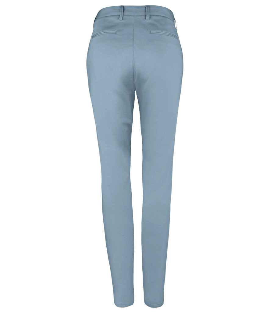 SOL'S Ladies Jared Stretch Trousers - Creamy Dark Blue