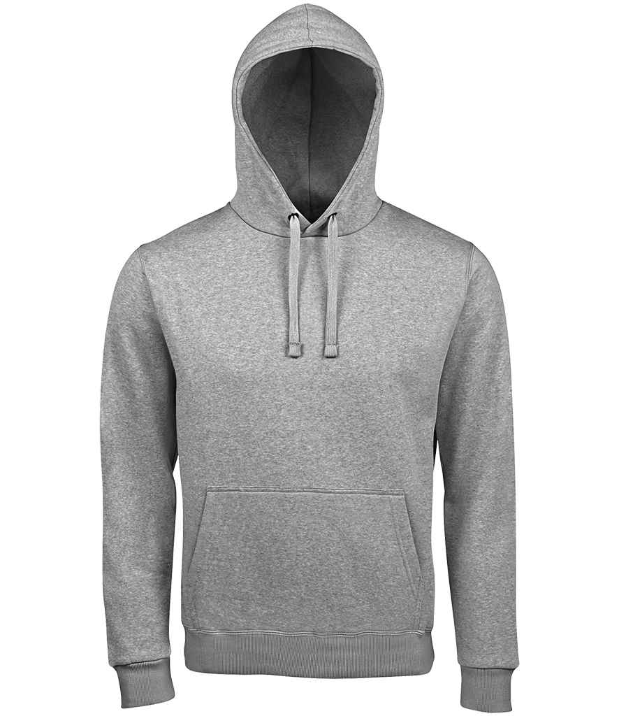 SOL'S Unisex Spencer Hooded Sweatshirt - Grey Marl