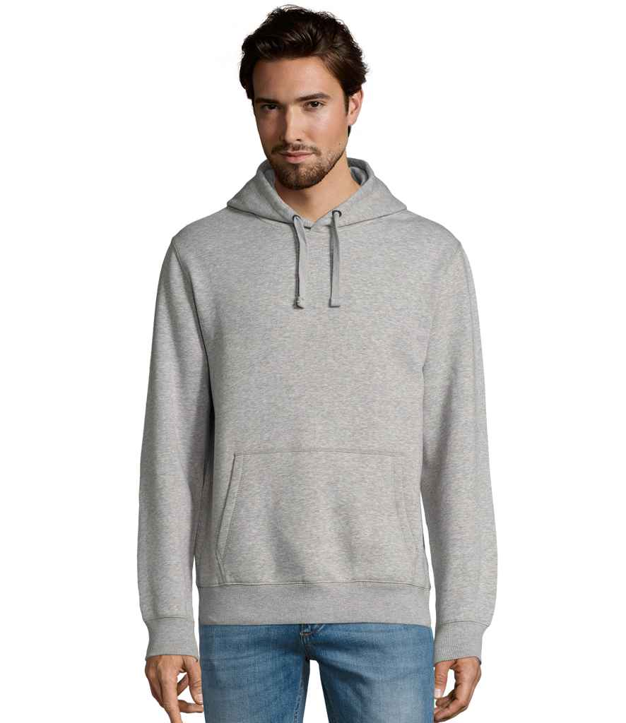 SOL'S Unisex Spencer Hooded Sweatshirt - Grey Marl