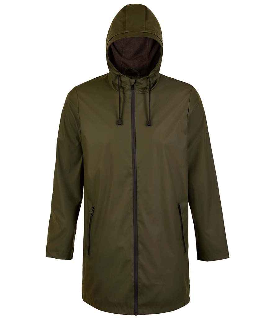 NEOBLU Antoine Wax Parka Jacket - Deep Khaki