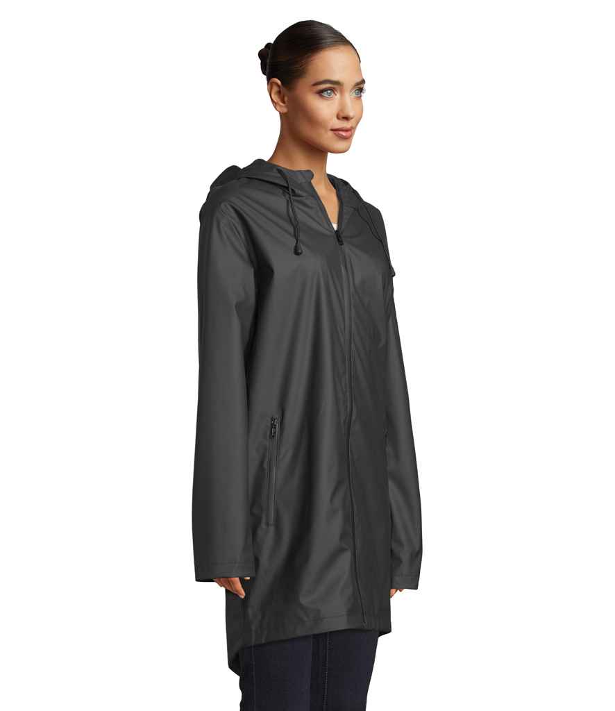 NEOBLU Ladies Antoine Wax Parka Jacket - Deep Black