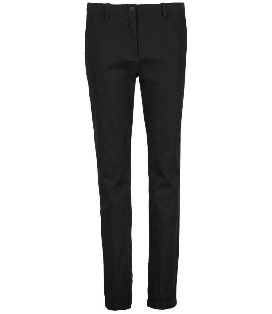 NEOBLU Ladies Gustave Chino Trousers - Deep Black