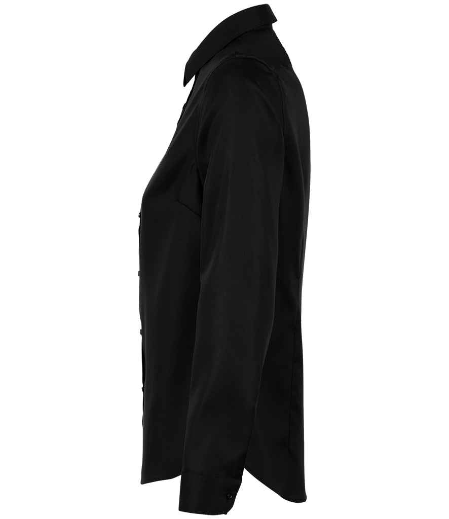 NEOBLU Ladies Blaise Long Sleeve Shirt - Deep Black