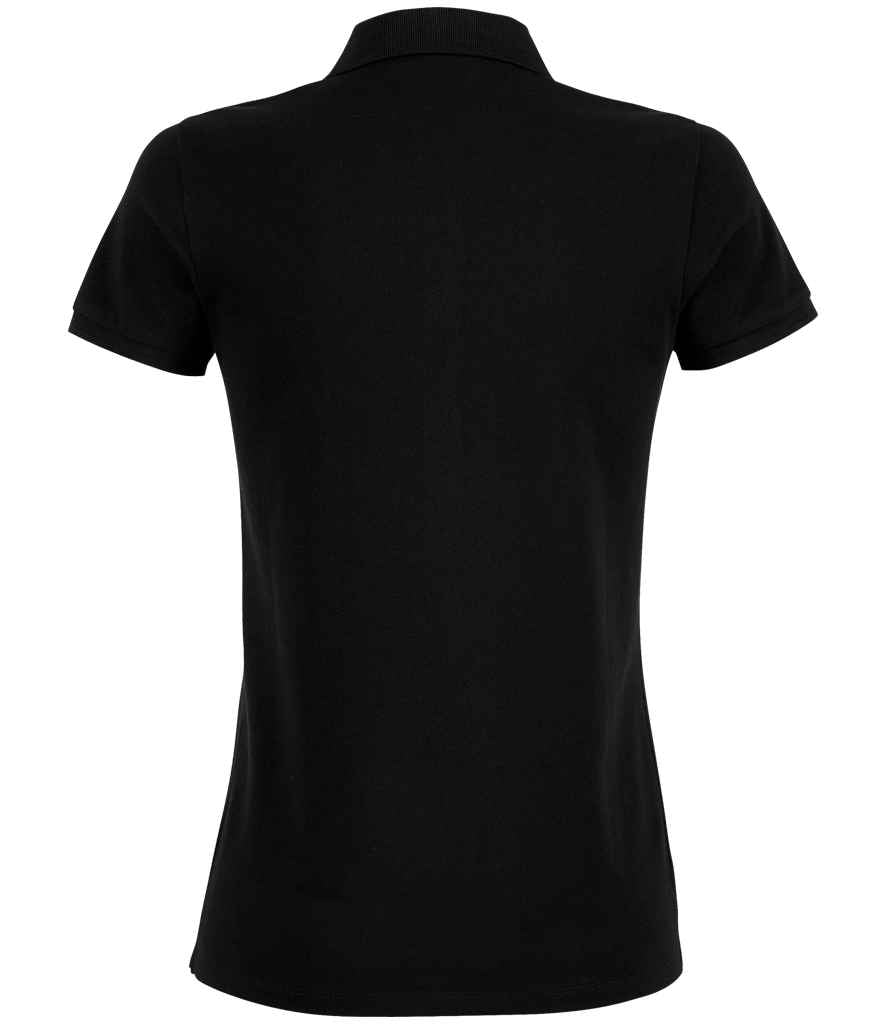 NEOBLU Ladies Owen Piqué Polo Shirt - Deep Black
