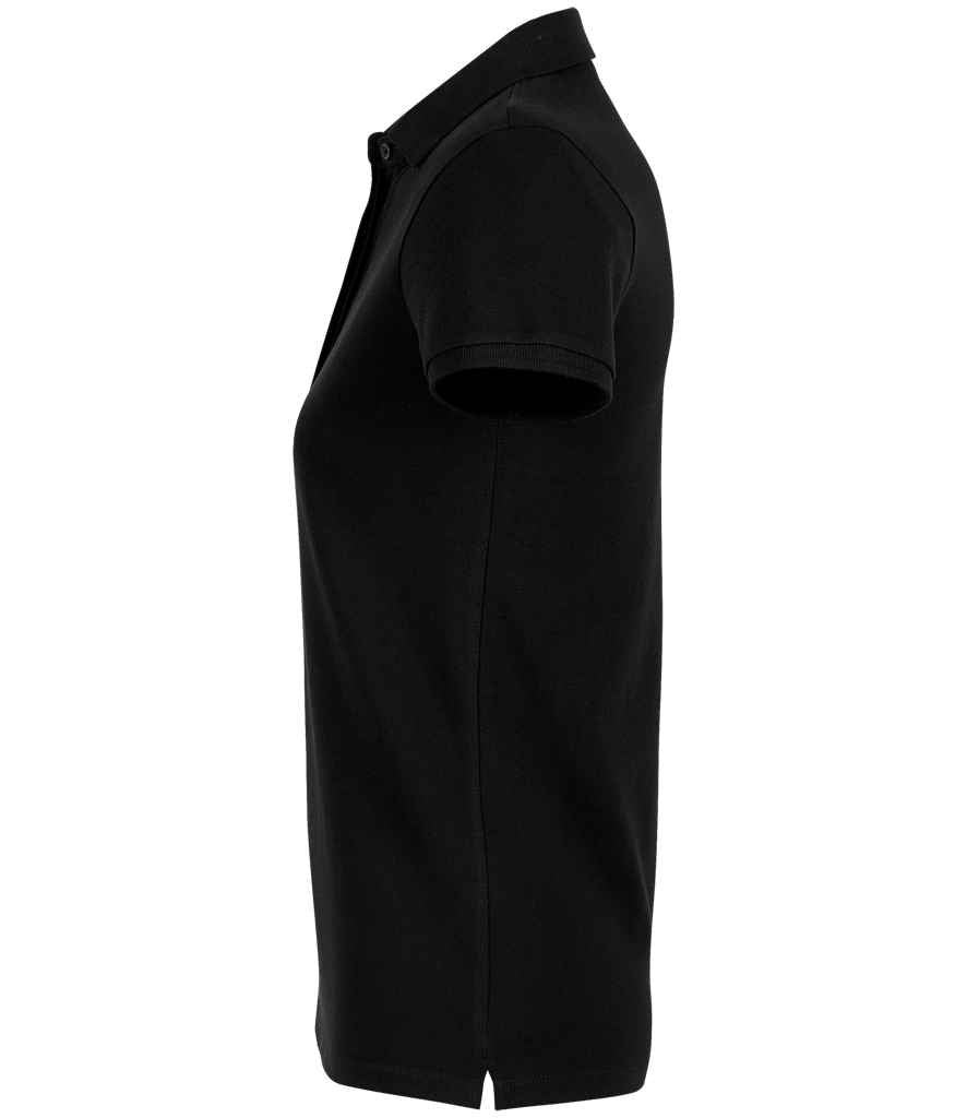 NEOBLU Ladies Owen Piqué Polo Shirt - Deep Black