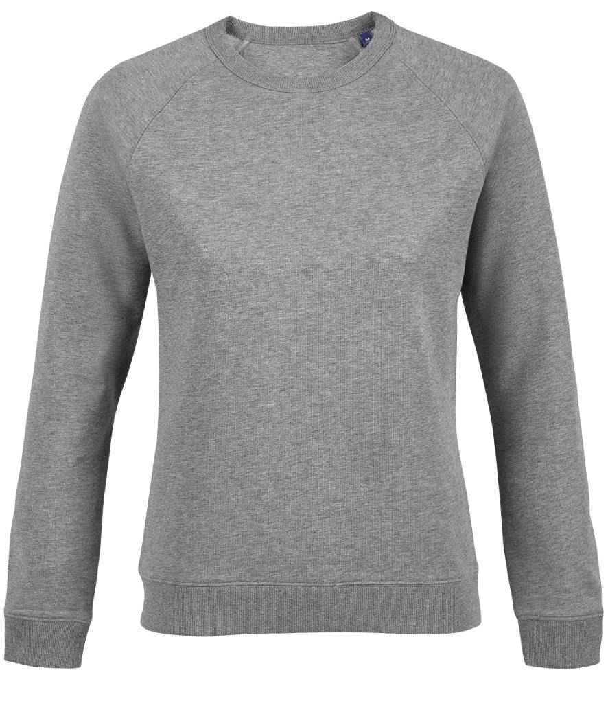 NEOBLU Ladies Nelson French Terry Sweatshirt - Grey Marl