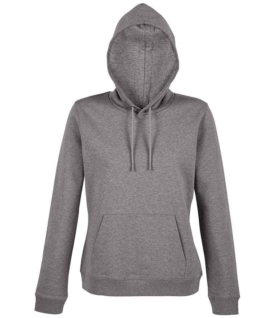 NEOBLU Ladies Nicholas French Terry Hoodie - Grey Marl