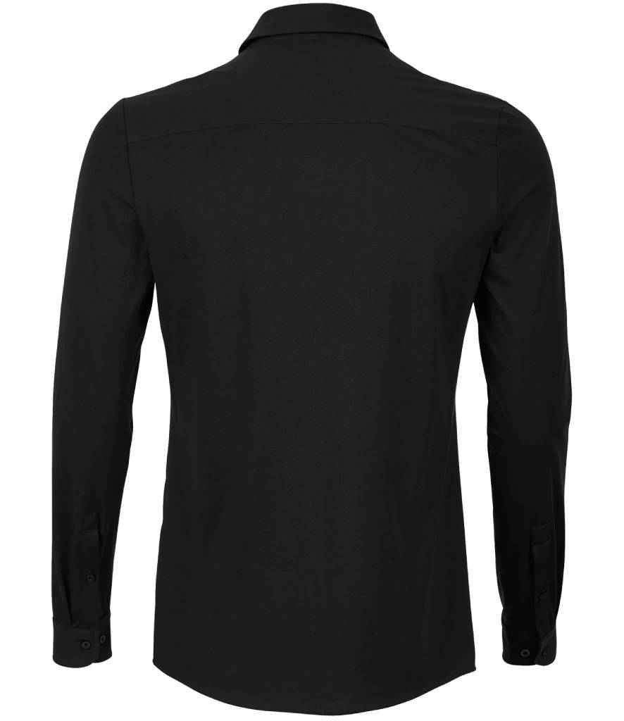 NEOBLU Balthazar Jersey Long Sleeve Shirt - Deep Black