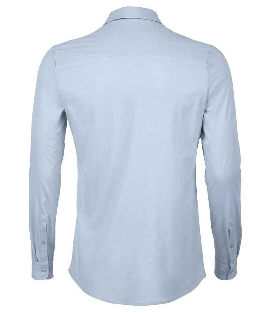 NEOBLU Balthazar Jersey Long Sleeve Shirt - Soft Blue