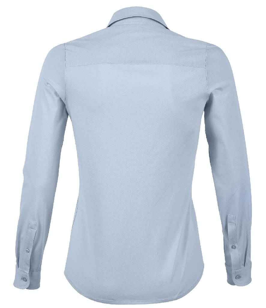 NEOBLU Ladies Balthazar Jersey Long Sleeve Shirt - Soft Blue