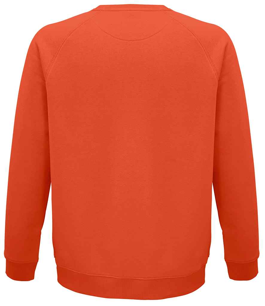 SOL'S Unisex Space Organic Raglan Sweatshirt - Burnt Orange