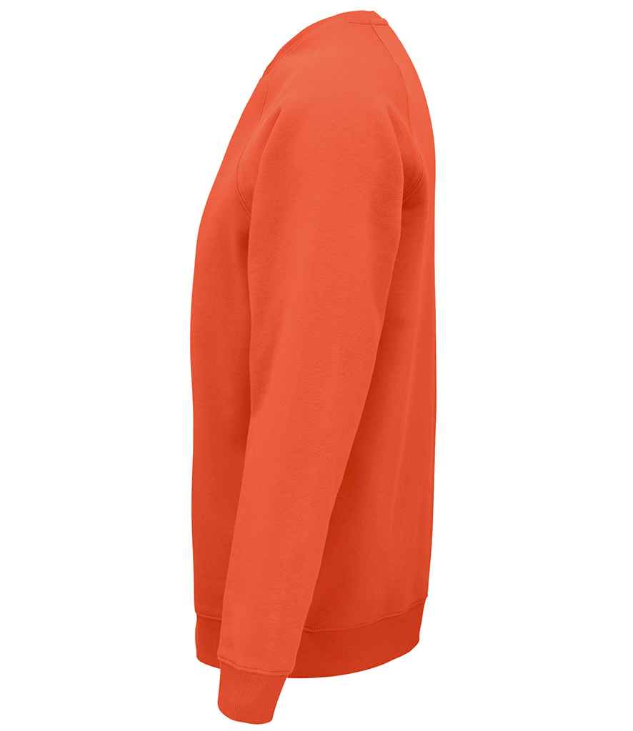 SOL'S Unisex Space Organic Raglan Sweatshirt - Burnt Orange