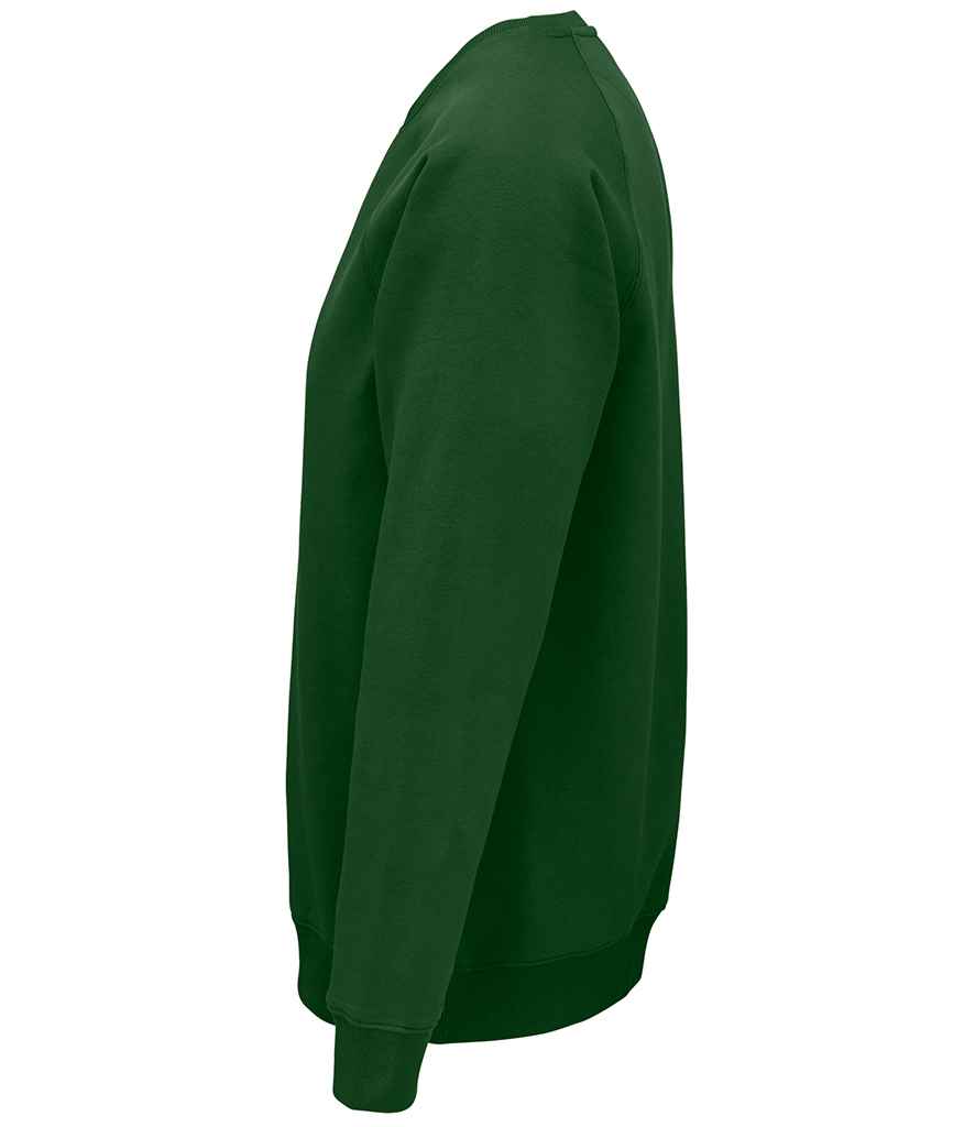 SOL'S Unisex Space Organic Raglan Sweatshirt - Bottle Green