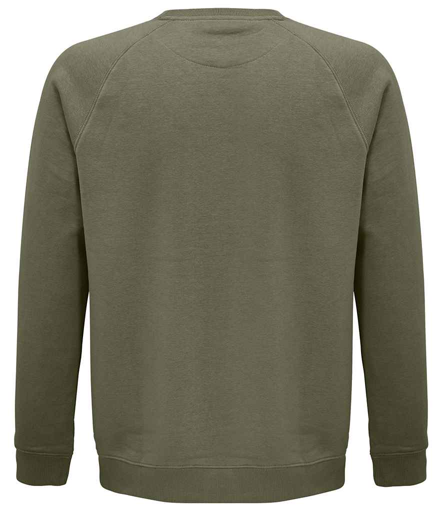 SOL'S Unisex Space Organic Raglan Sweatshirt - Khaki