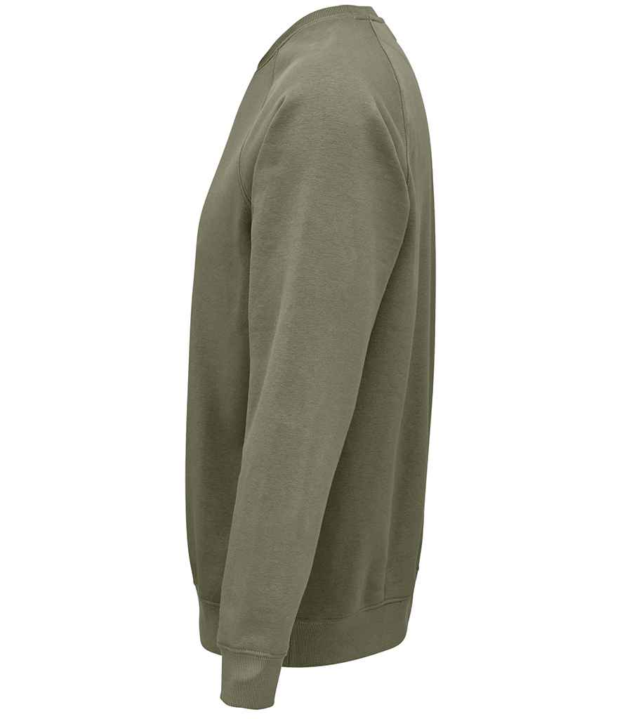 SOL'S Unisex Space Organic Raglan Sweatshirt - Khaki