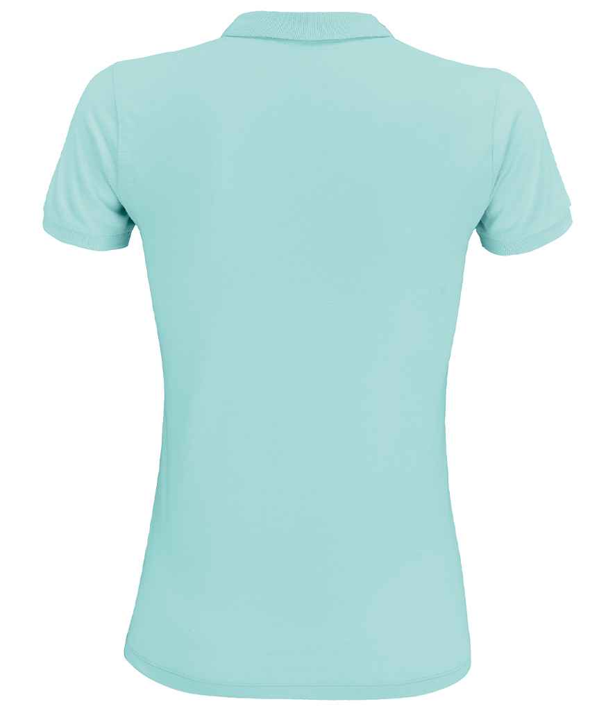 SOL'S Ladies Planet Organic Piqué Polo Shirt - Arctic Blue
