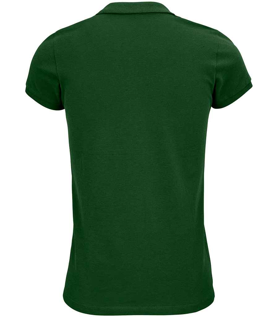 SOL'S Ladies Planet Organic Piqué Polo Shirt - Bottle Green