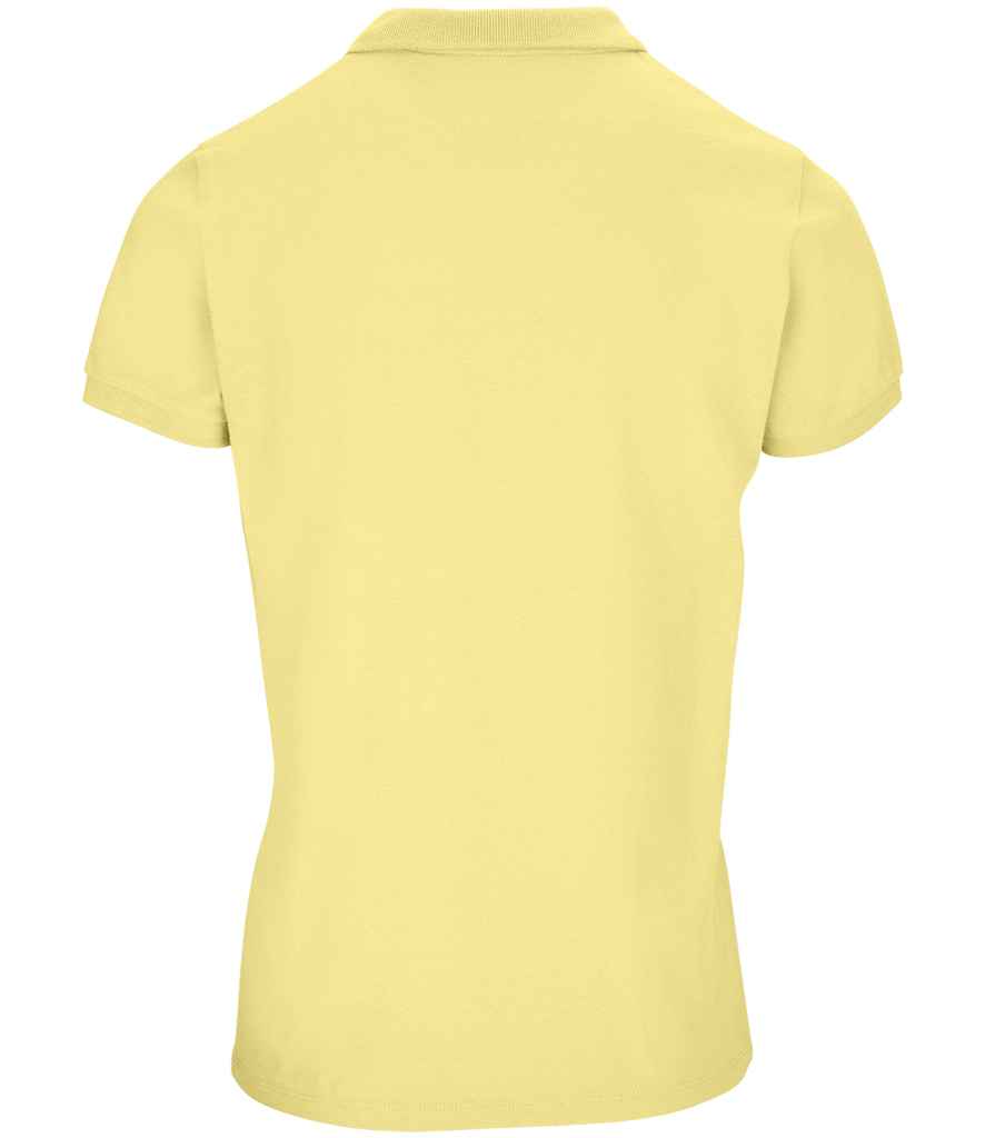 SOL'S Ladies Planet Organic Piqué Polo Shirt - Light Yellow